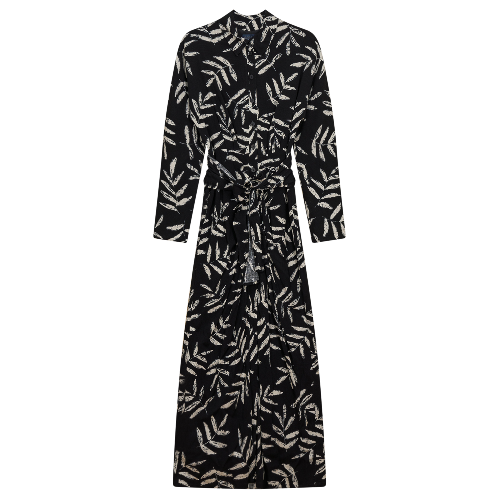 Leaf Print Dress