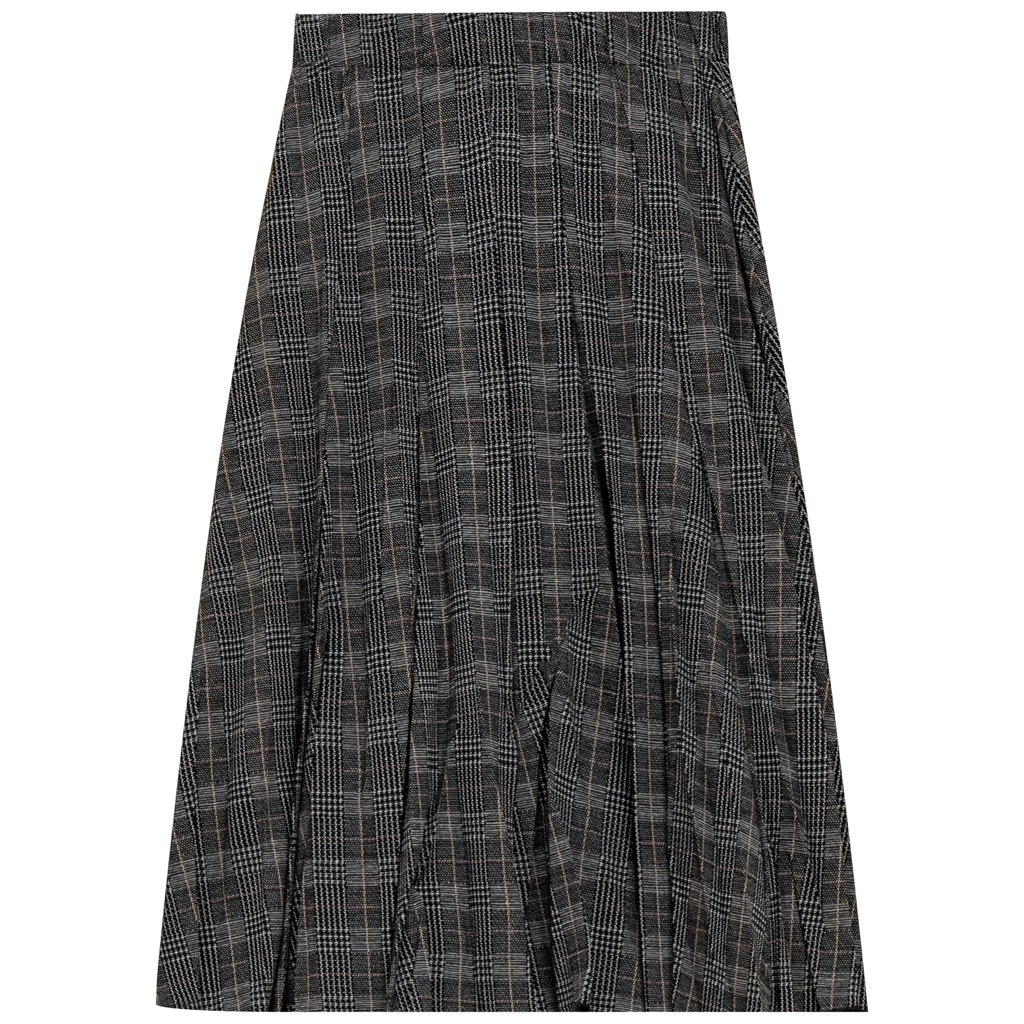 Printed Panelled Skirt