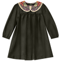 Woven Dress with Collar