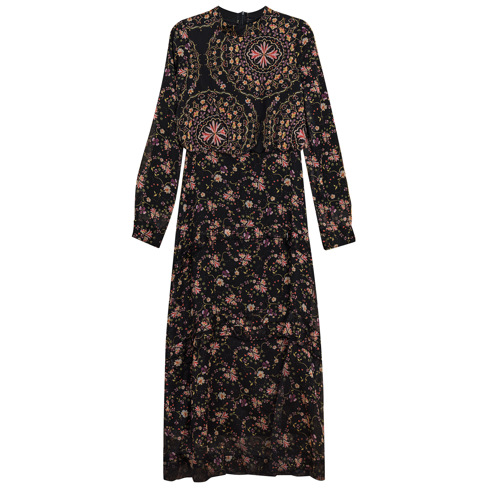 Tiered Ruffled Dress