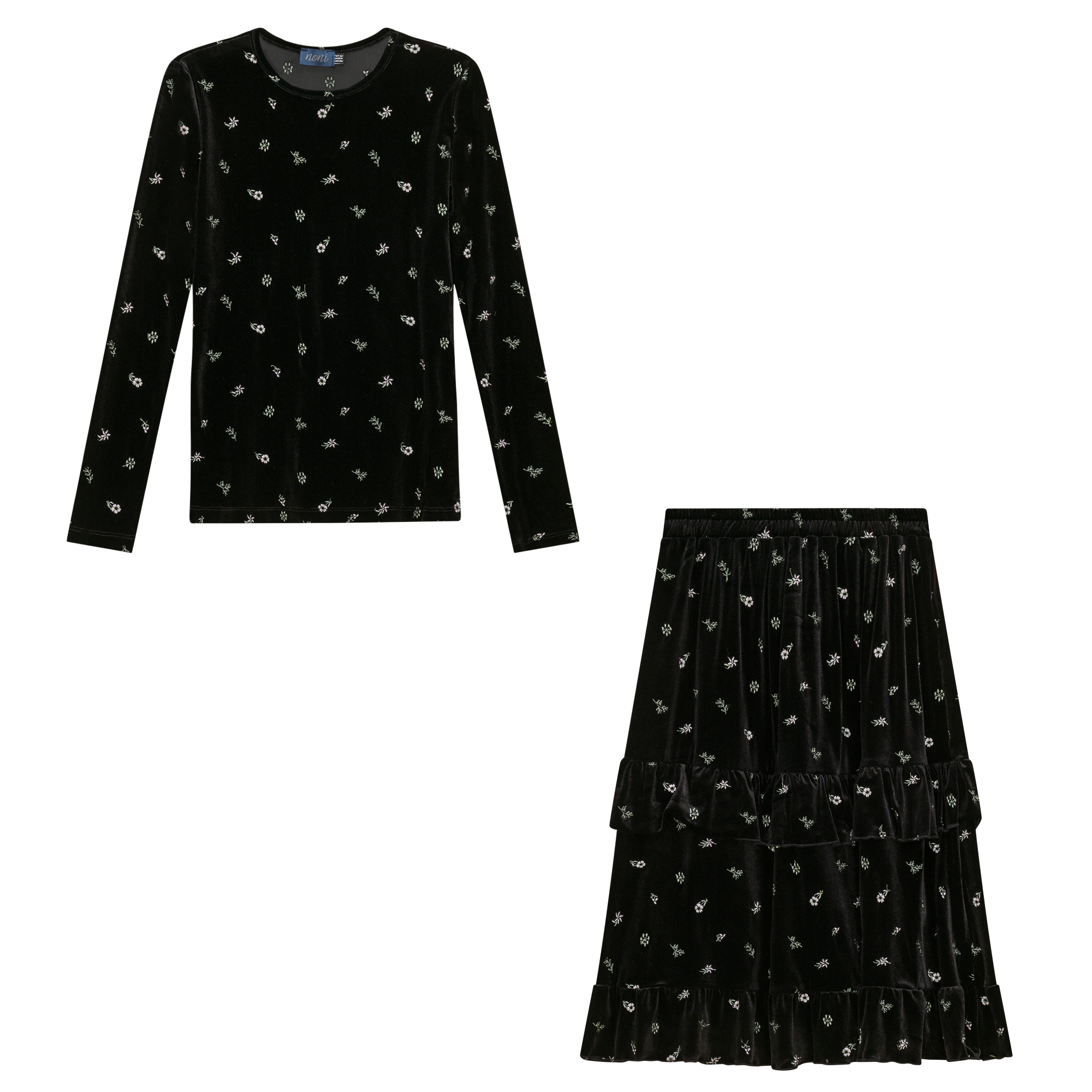 Floral Woven 2Pc Set