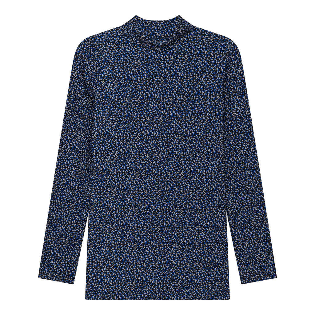 Floral Mock Neck Top
