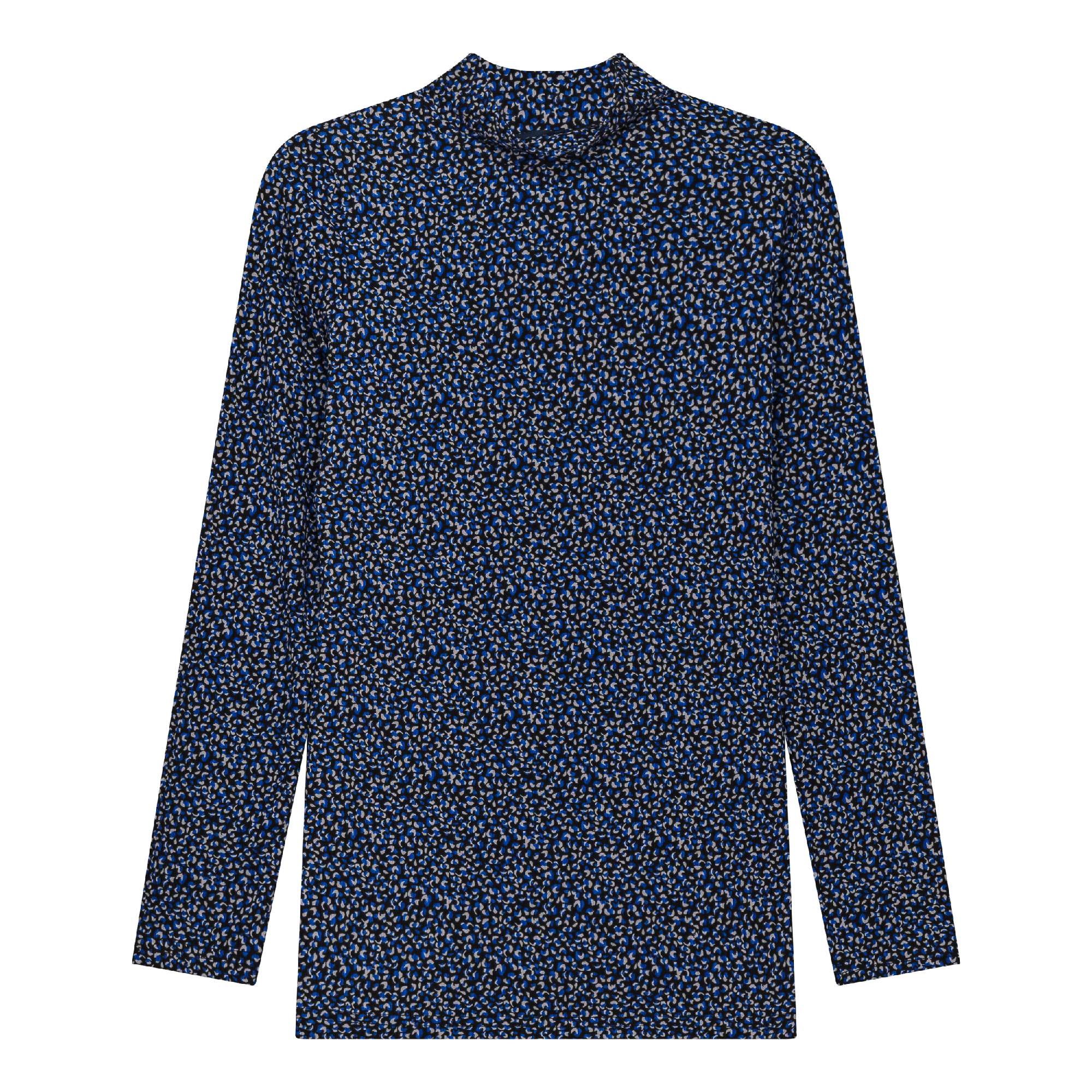 Floral Mock Neck Top