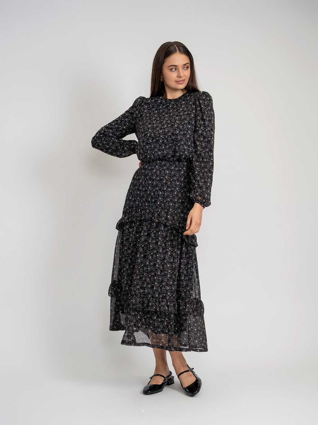 Ruffle Tiered Dress