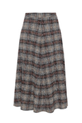 Monochrome Plaid Skirt