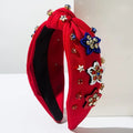 Fourth of July Headband Red White and Blue