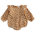 Jennifer Ann Bubble Romper – Fawn | Baby & Toddler One-Piece