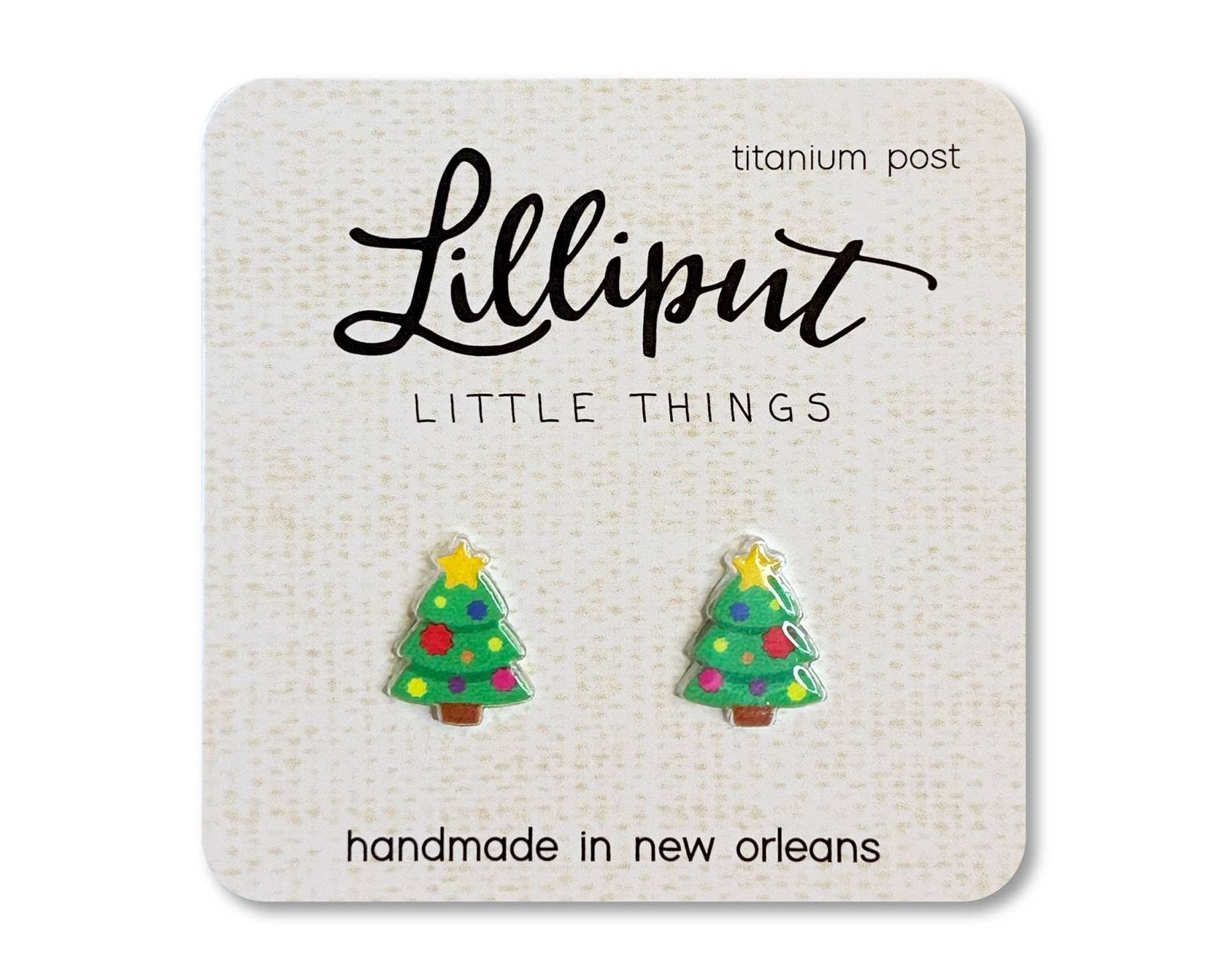 Lilliput Little Things - Christmas Tree Earrings