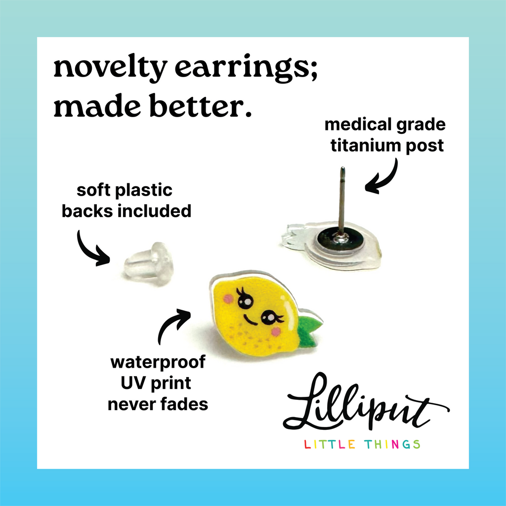 Lilliput Little Things - Nutcracker Earrings // Stocking Stuffer // Christmas