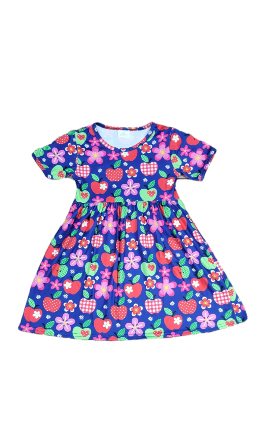 Awesome To The Core Short Sleeve Milk Silk Dress