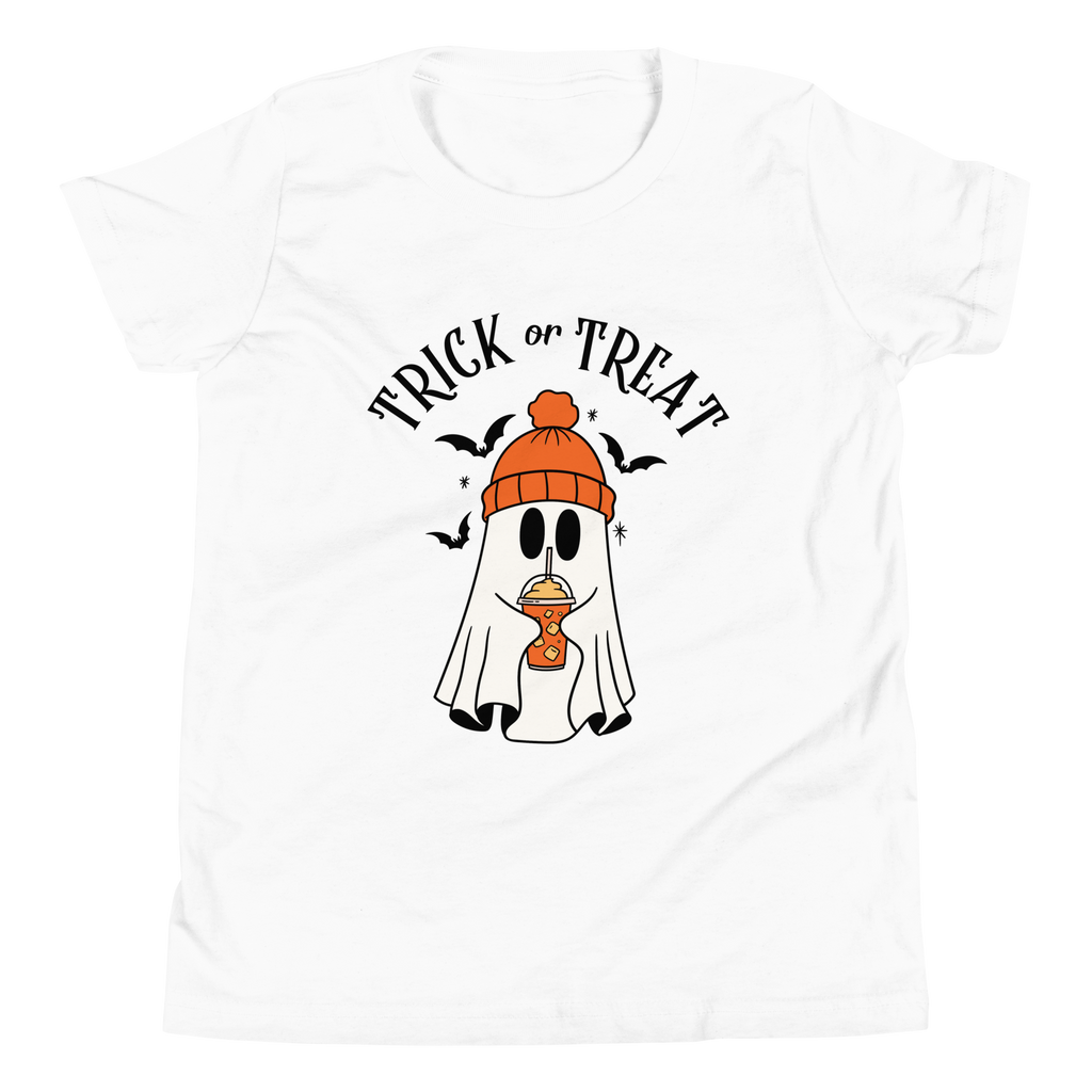 Pumpkin Spice Latte Kids Halloween Tee