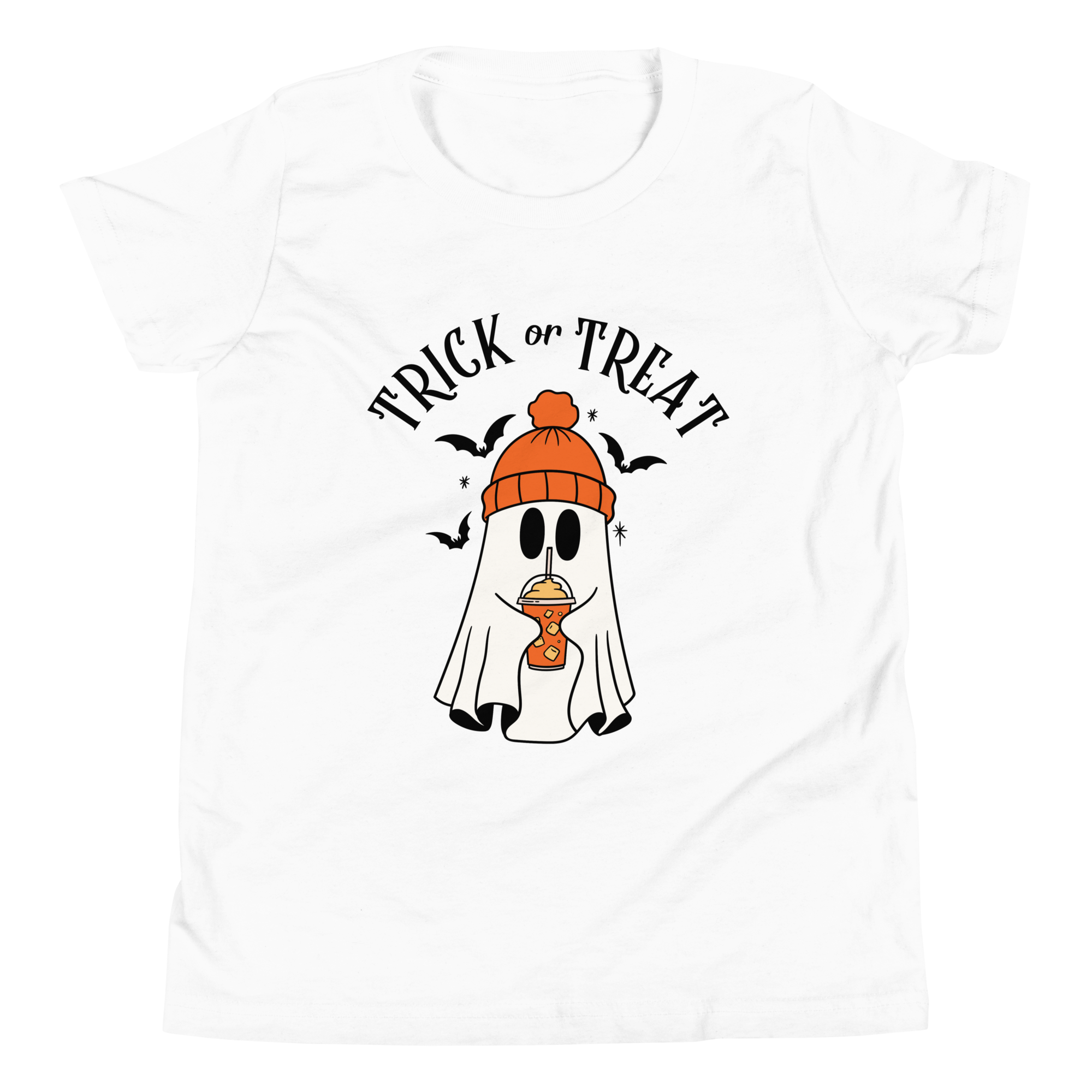 Pumpkin Spice Latte Kids Halloween Tee