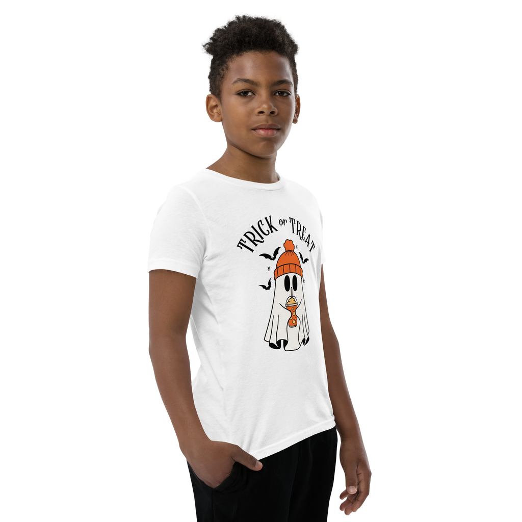 Pumpkin Spice Latte Kids Halloween Tee