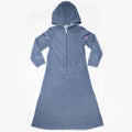 Long Terry Dress With Eyelet