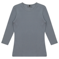 Ribbed Crew Neck T-Shirt