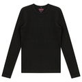 Ribbed Crew Neck Tee
