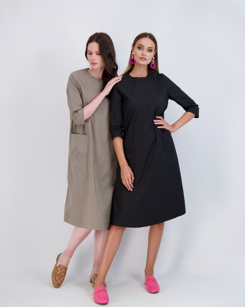 Shirt Dress With Pockets