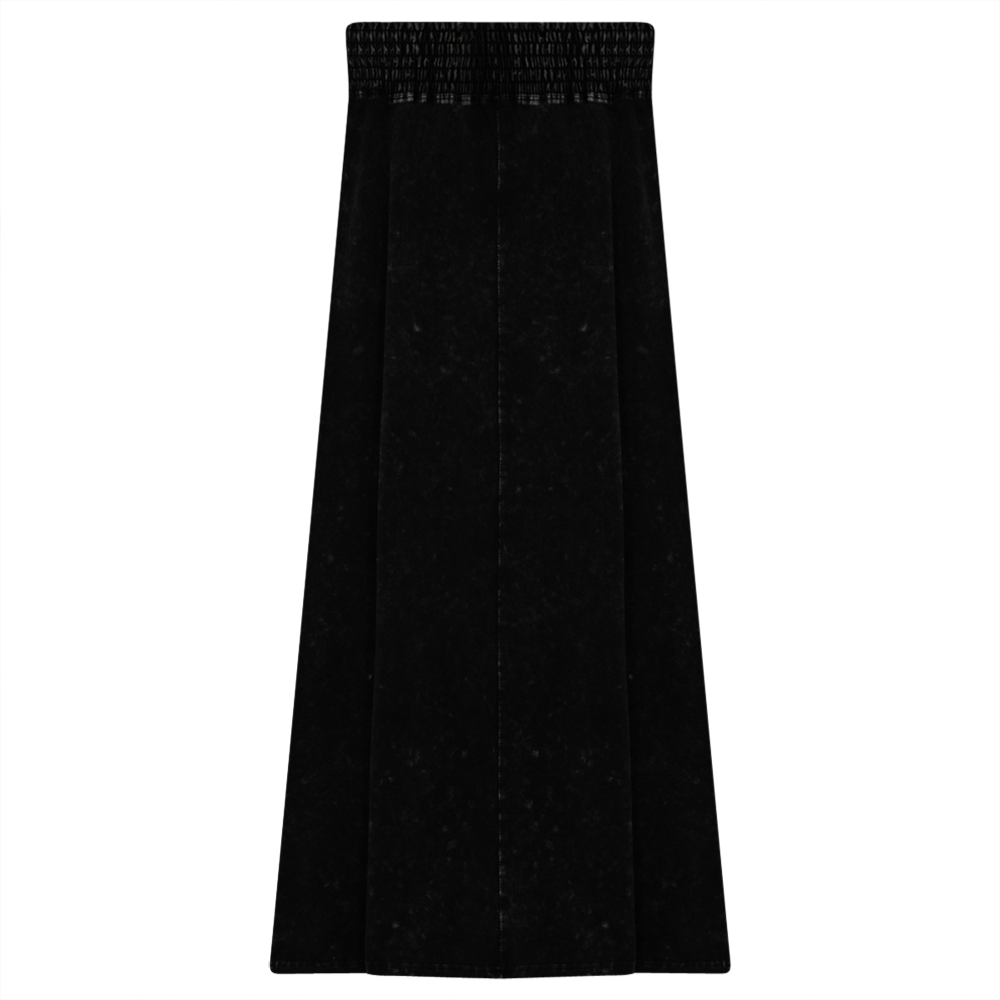 Wash Denim Skirt