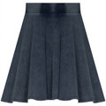 Wash Denim A line Skirt