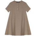 Speckled Rib Girl's Henly Dress