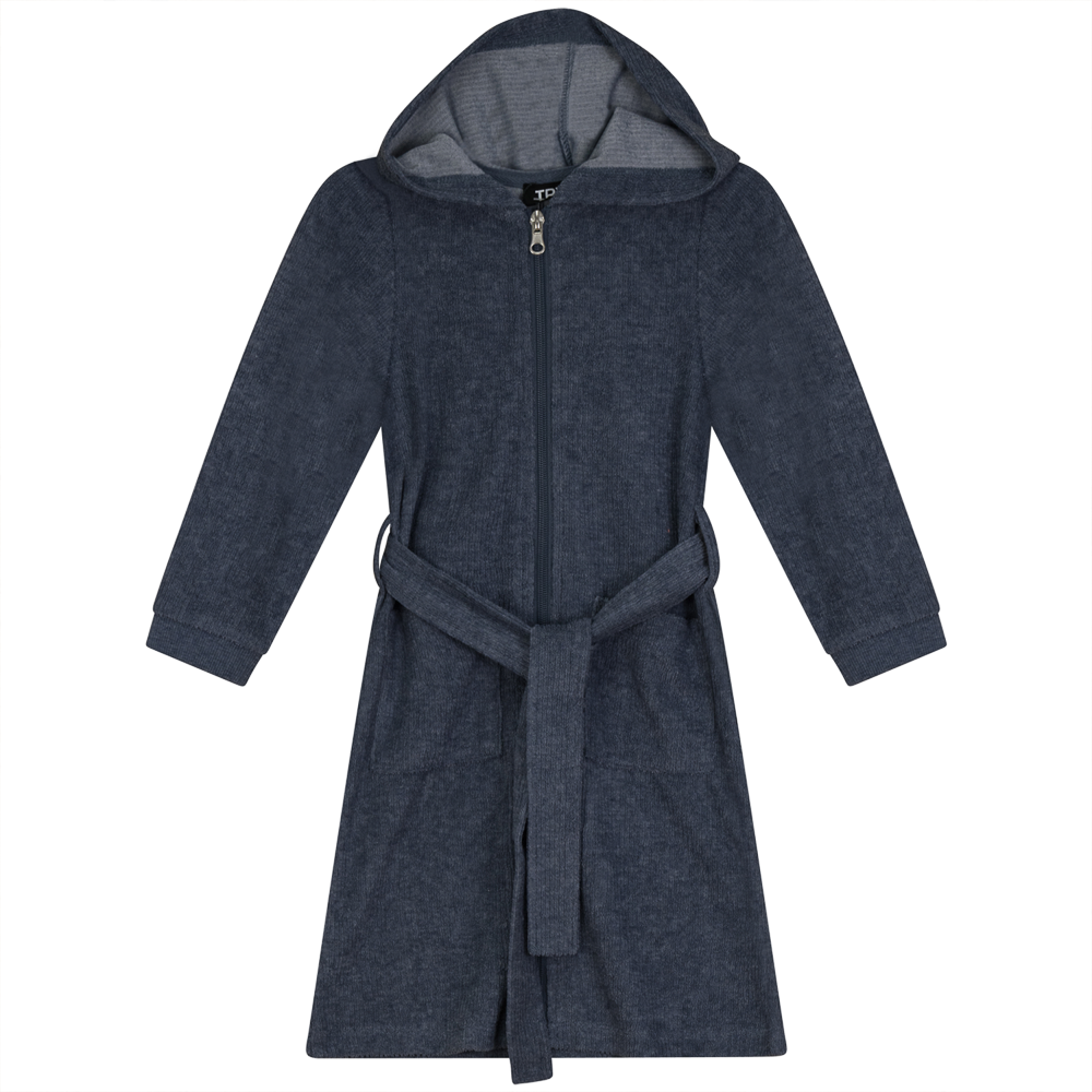 Washed Rib Terry Robe