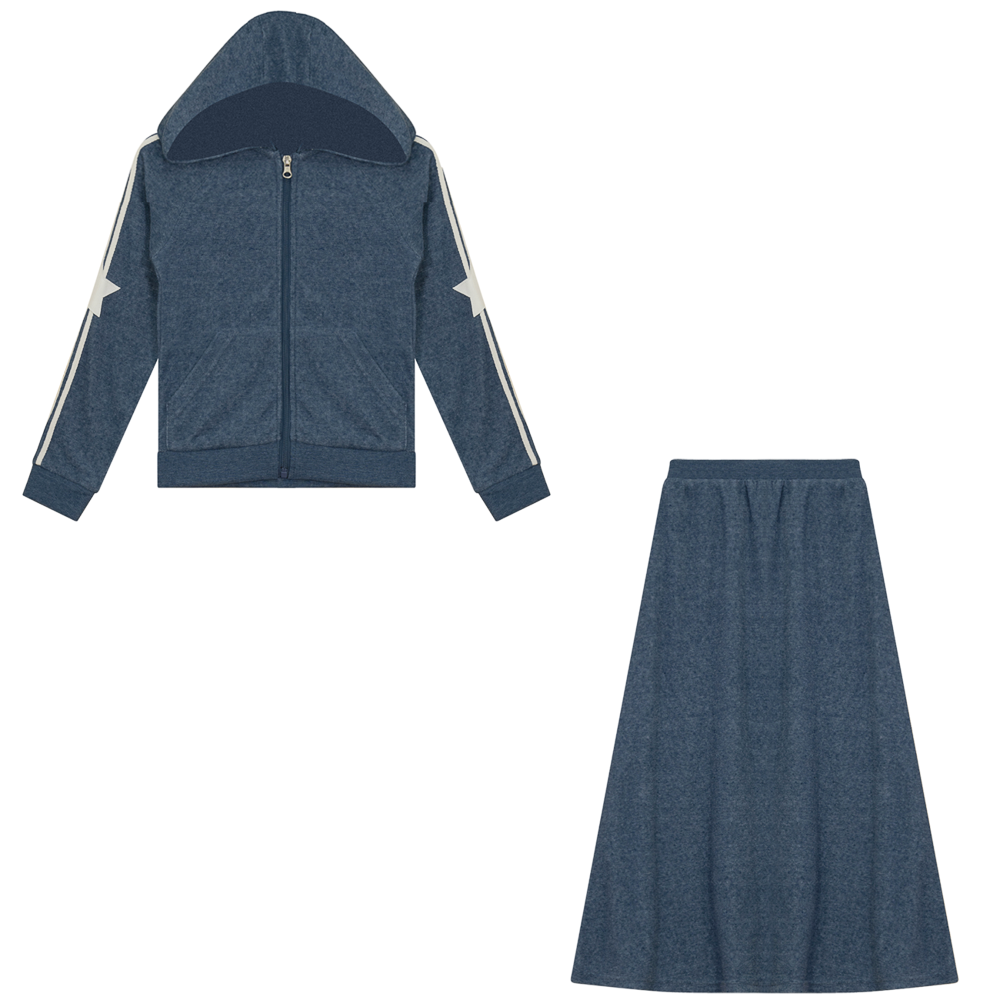 Terry 2 PC Set With Stripes