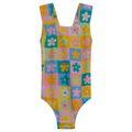 Retro Floral Print Swimsuit