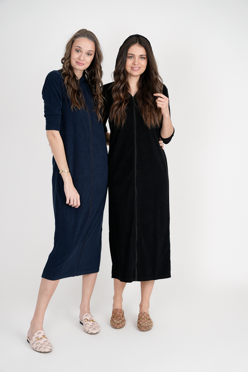 Oversized Terry Midi Robe