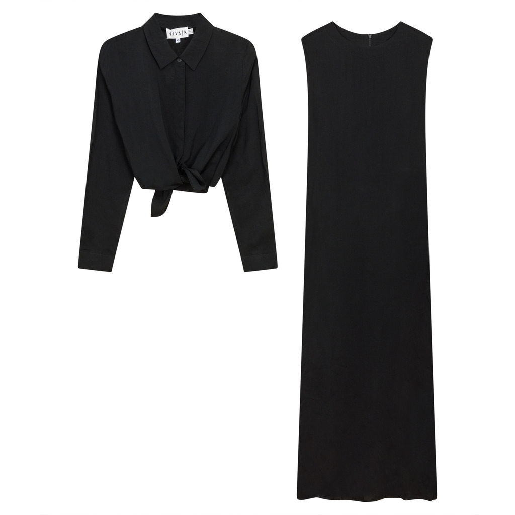 Bolero Midi Shirt Dress