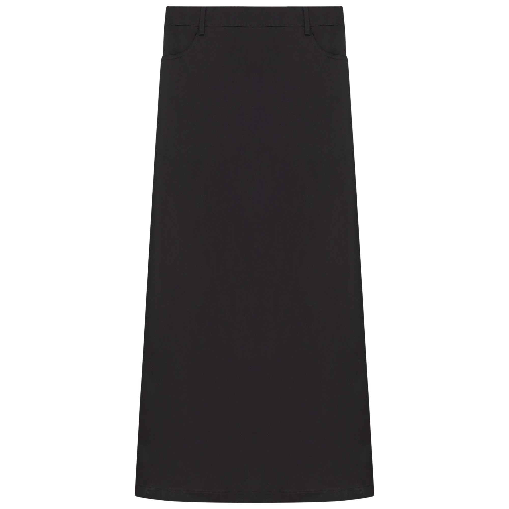 A-Line Detailed Maxi Skirt