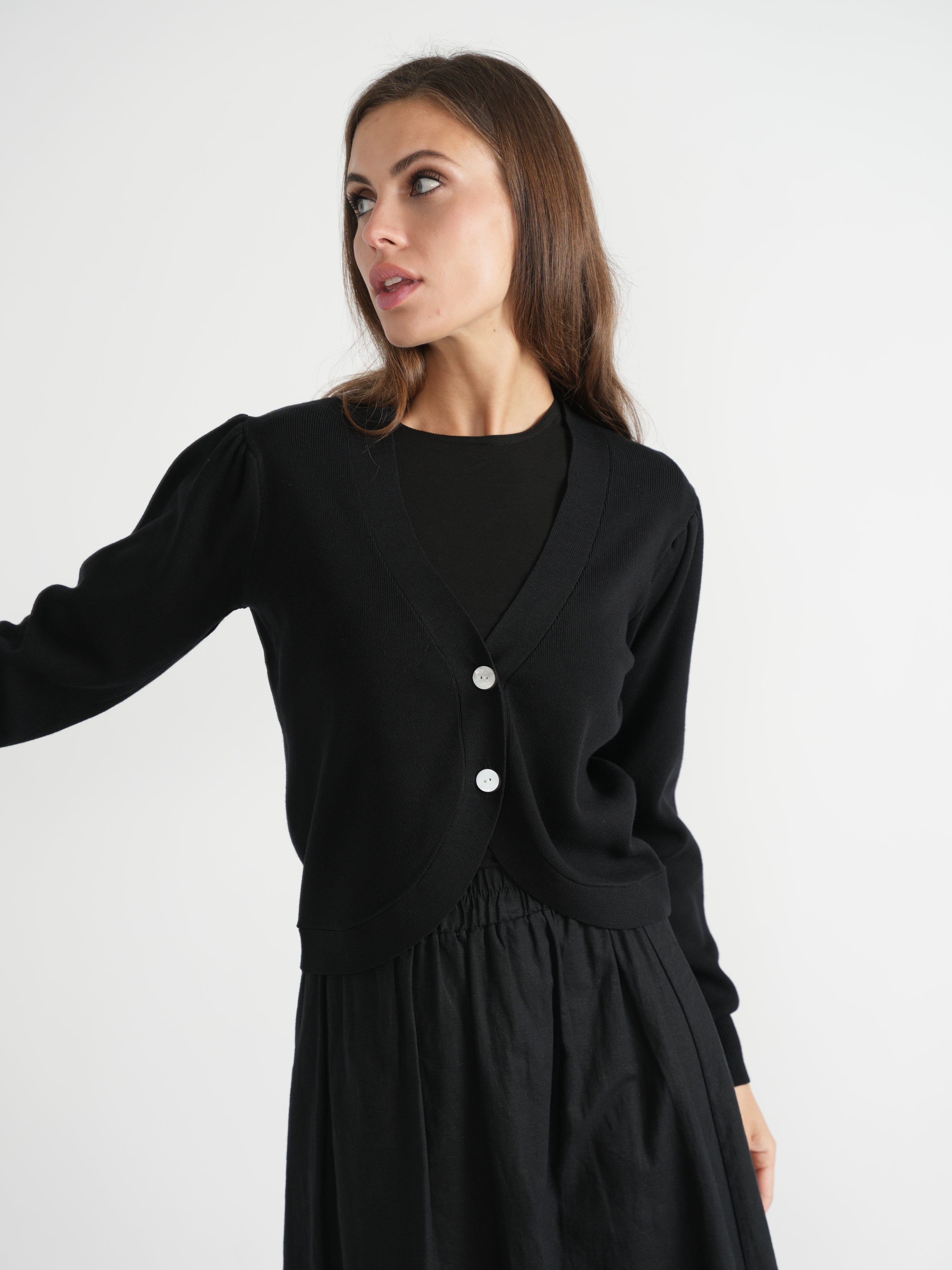 Knit Open Cardigan