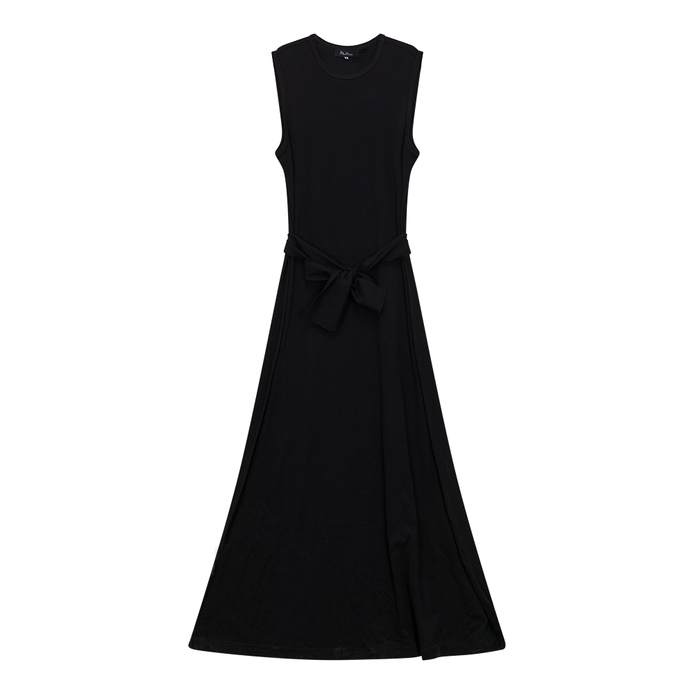 A Line Crew Neck Maxi Jumper Dress