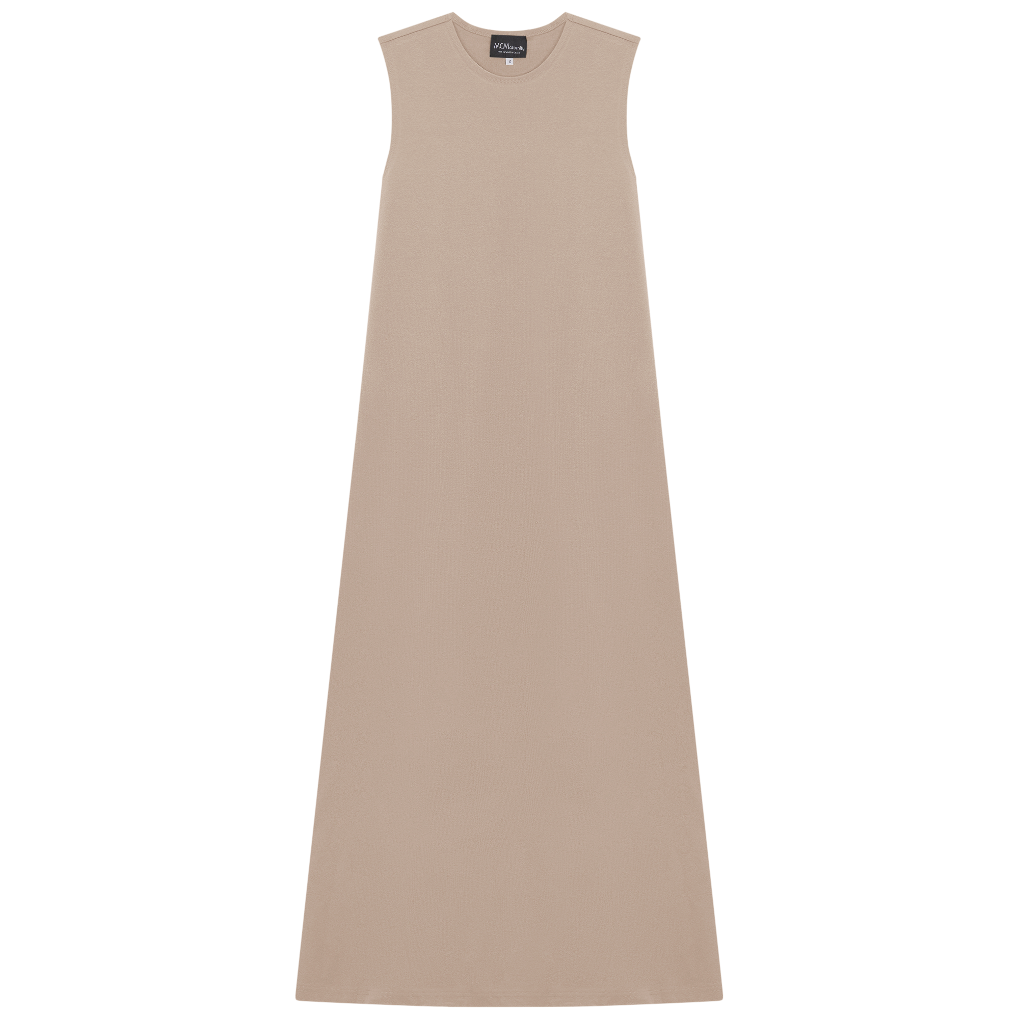 A Line Crew Neck Maxi Jumper Dress