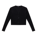 Cropped V-Neck Cardigan