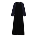 Knit Woven Maxi Dress