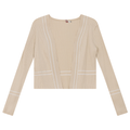 Rib Knit Crop Cardigan
