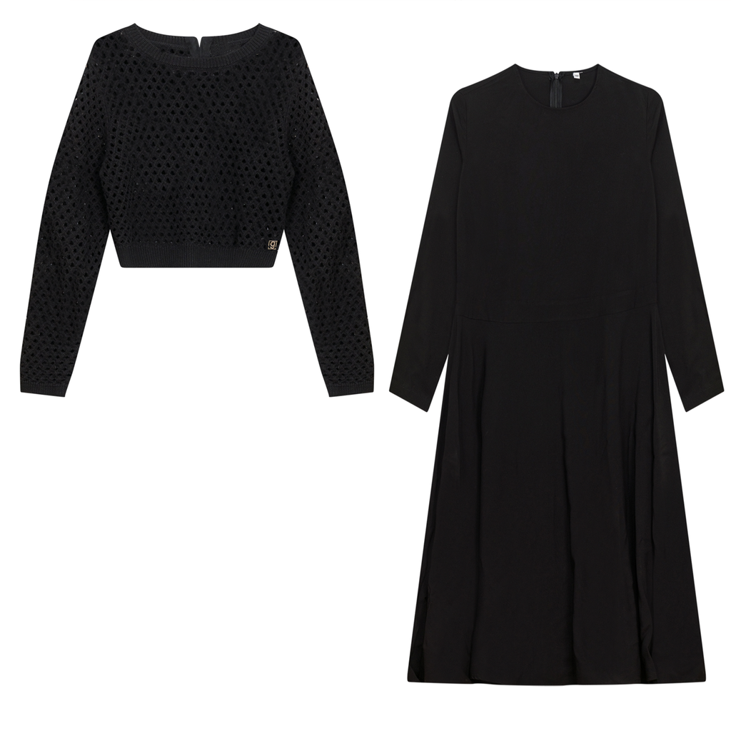 Woven Crochet Dress