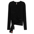 Rib Knit Wrap Top