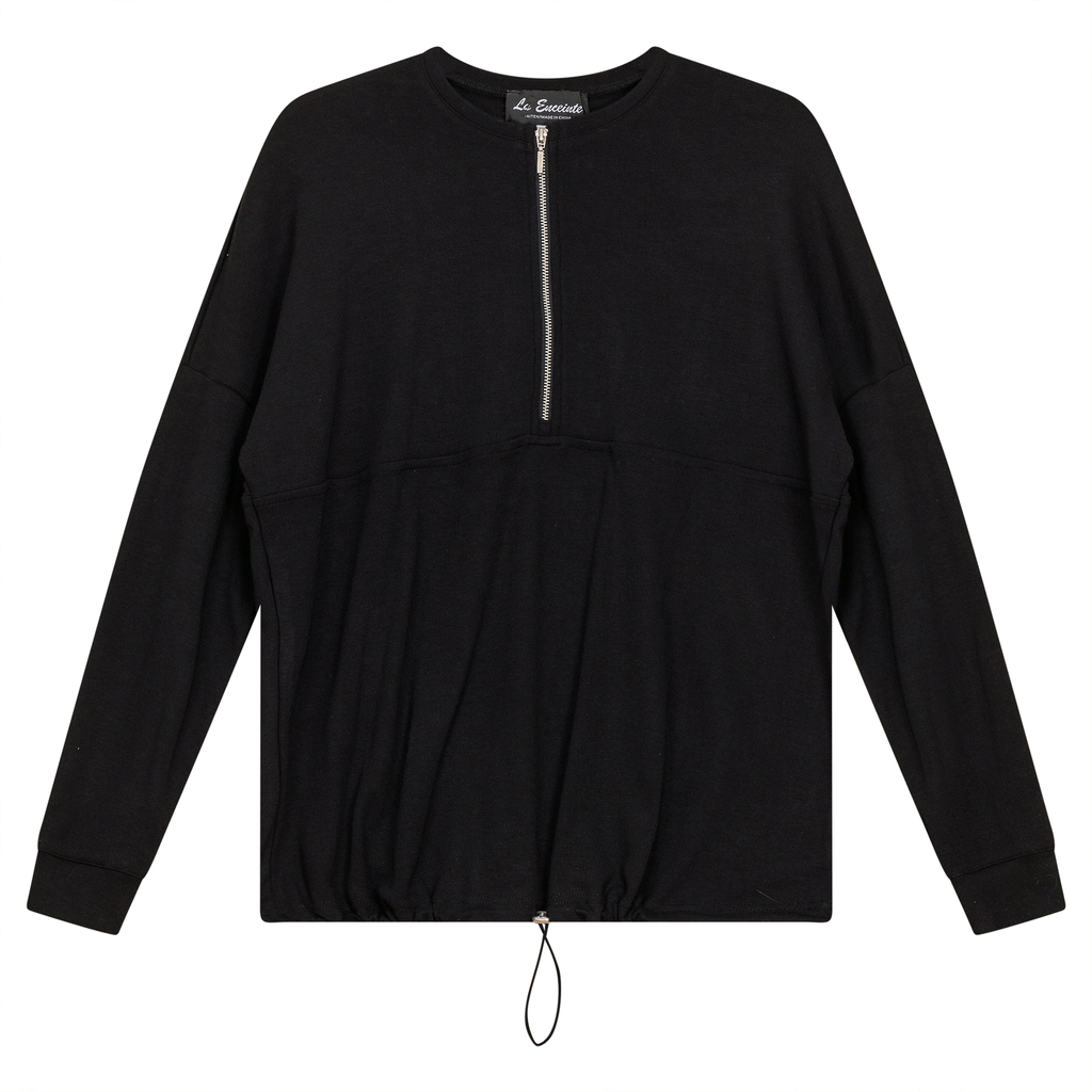 Maternity Henley Bungee Sweatshirt