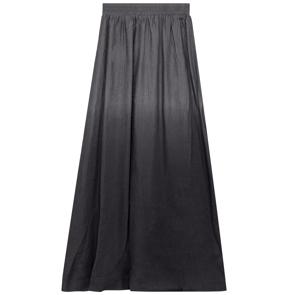 Denim Dip Dye Maxi Skirt