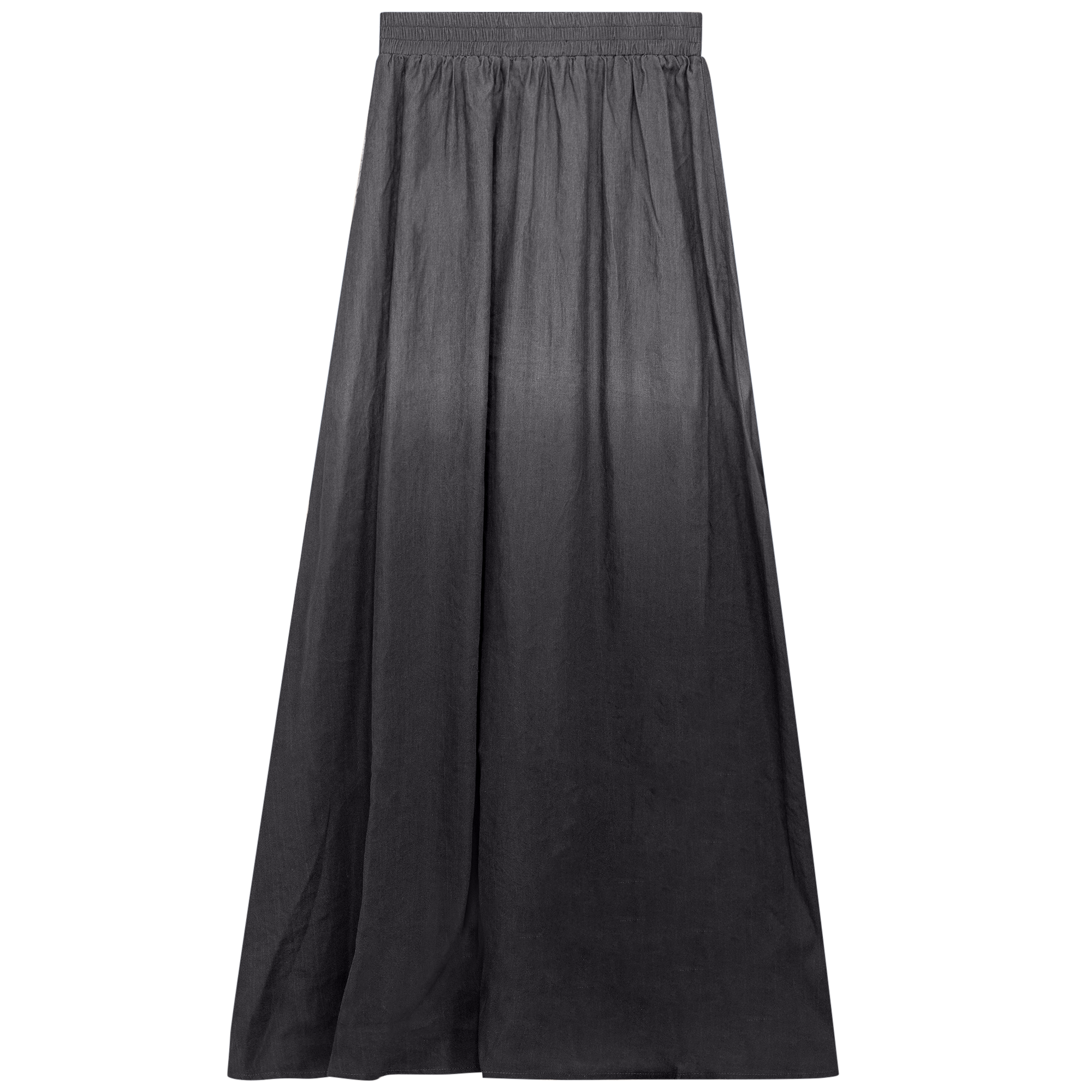 Denim Dip Dye Maxi Skirt