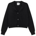 Cropped Knit Cardigan