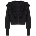 Cropped Crochet Knit Cardigan