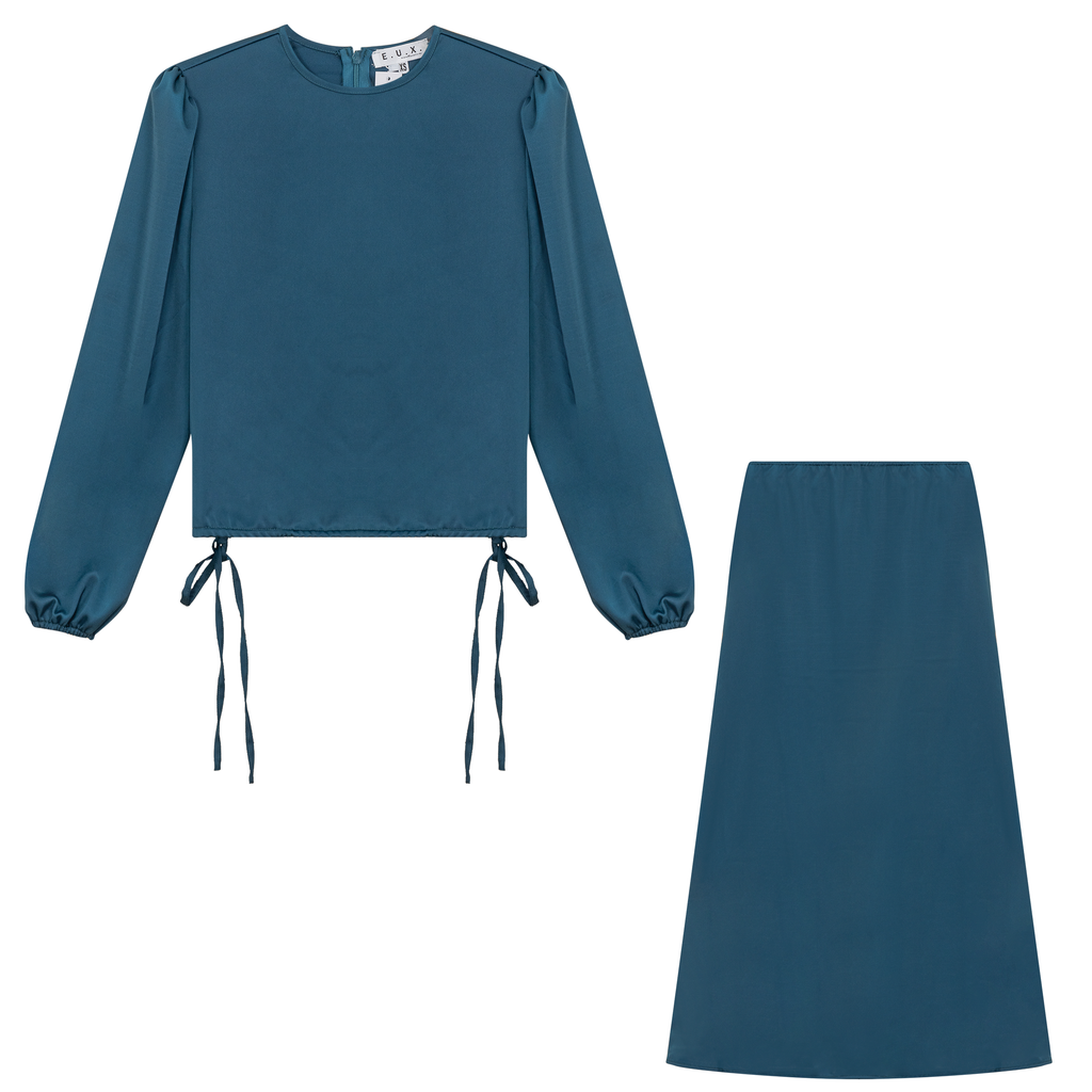 Maxi Satin Set