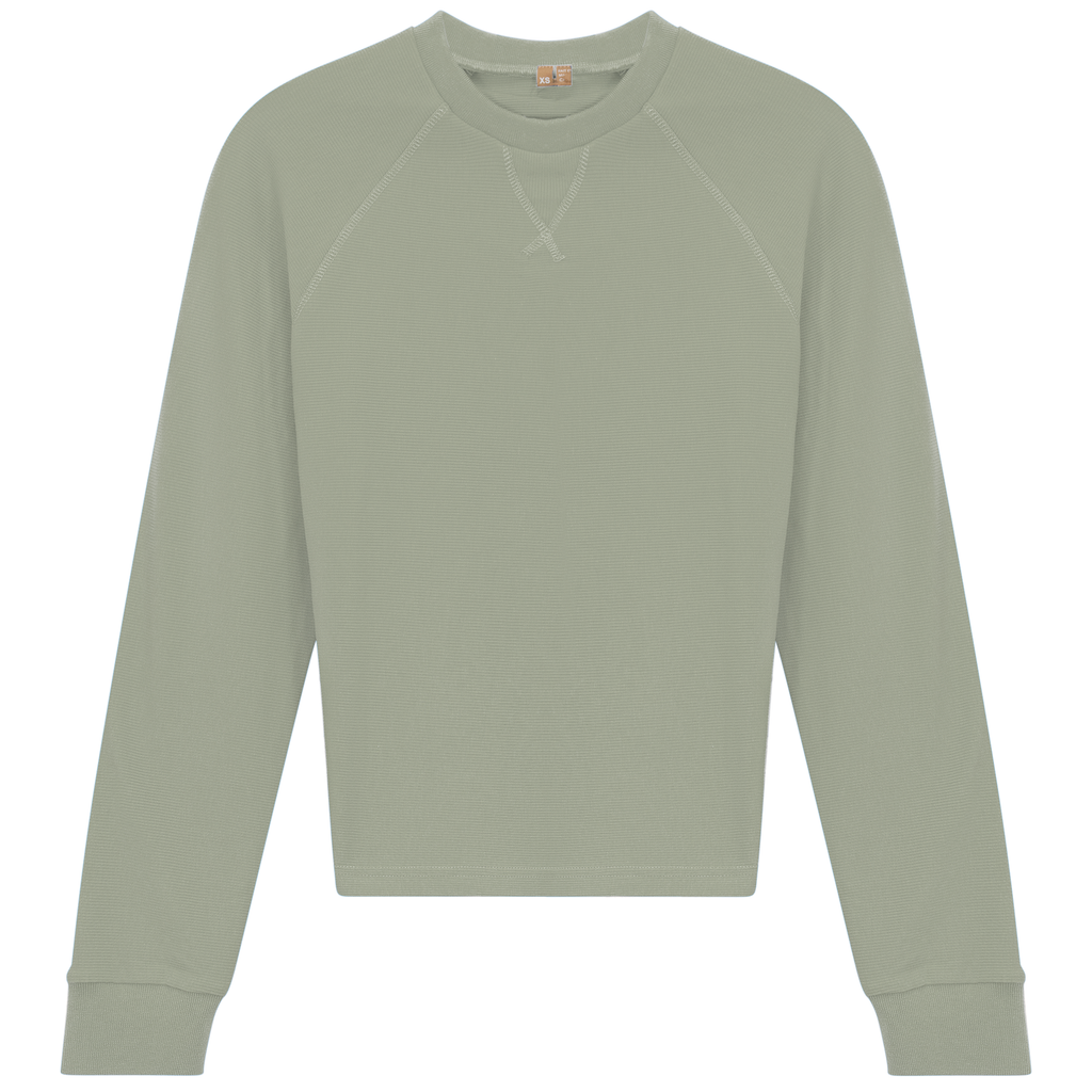 Raglan Sleeves Ribbed Tee