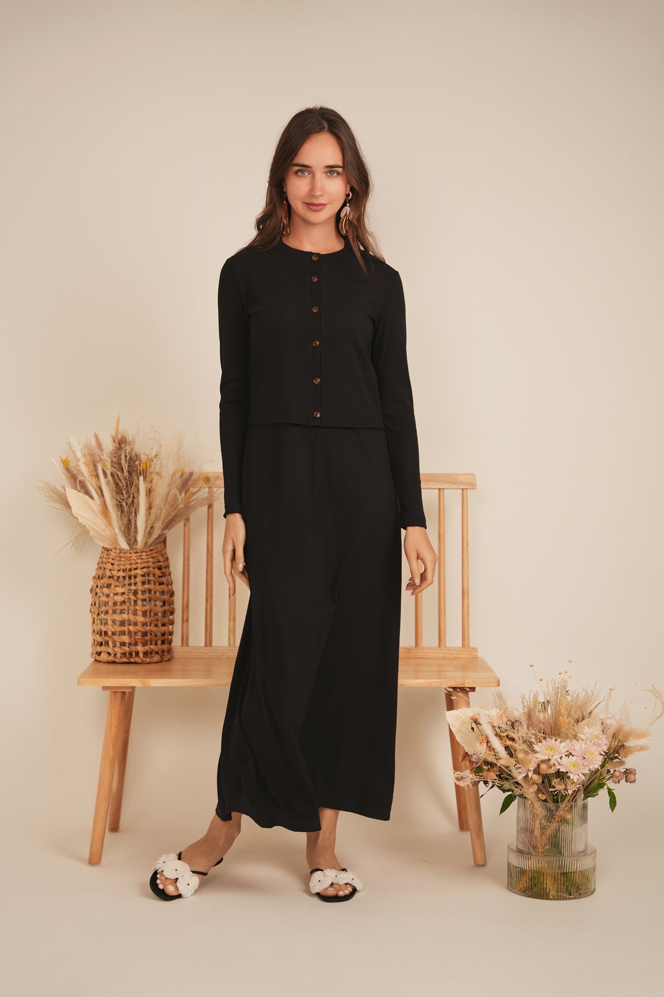 Ribbed Maxi Jumper