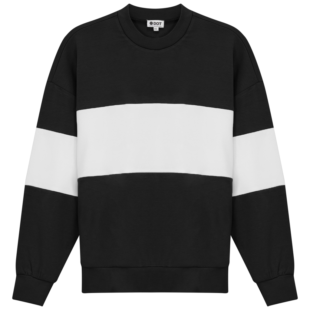 Wide Stripe Sweatshirt