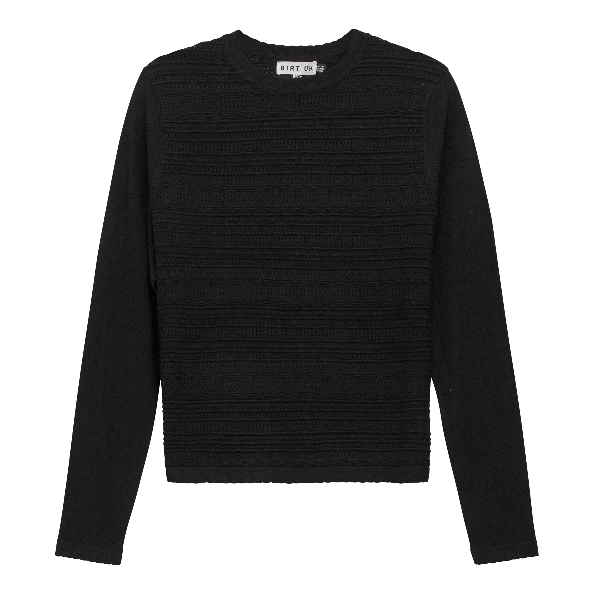 Crochet Knit Cropped Sweater