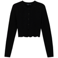 Cropped Wave Sweater