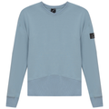 V Neck Sweatshirt Rib Combo